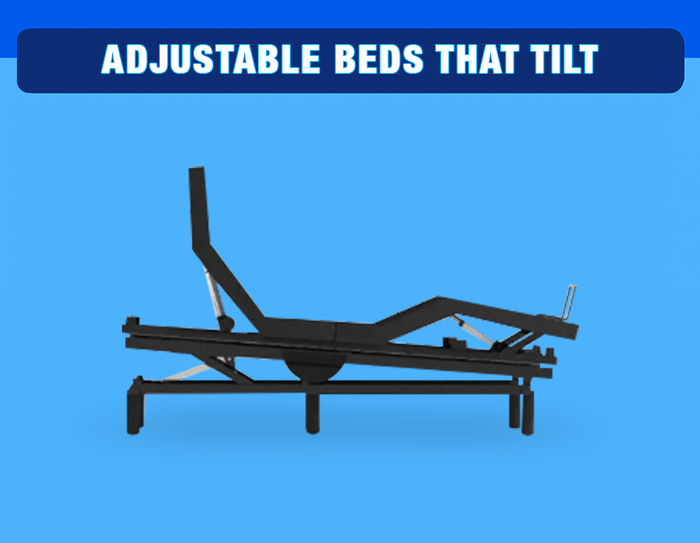 adjustable bed that tilt