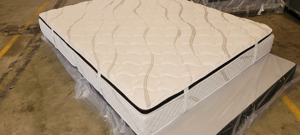 alaskan king bed mattress in the factory