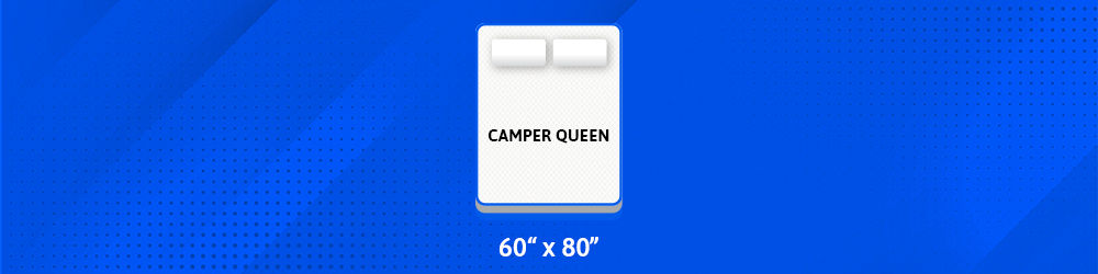 rv camper queen mattress size 60 inches by 80 inches