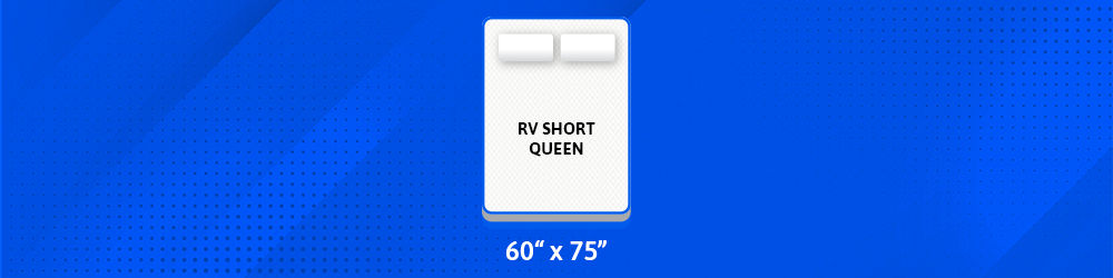 rv short queen mattress size 60 inches by 75 inches