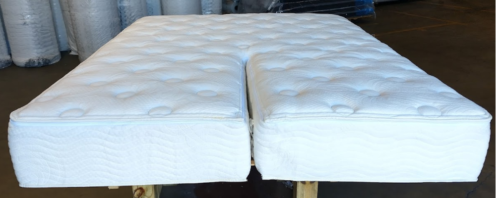 split top king latex mattress by kingship comfort
