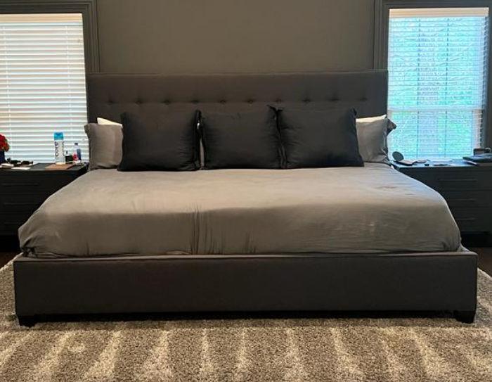 oversized king bed frame