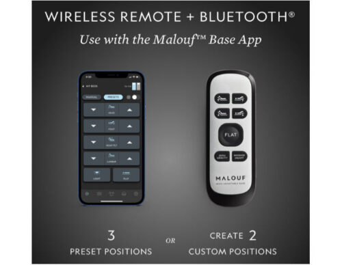 malouf m455 adjustable bed remote