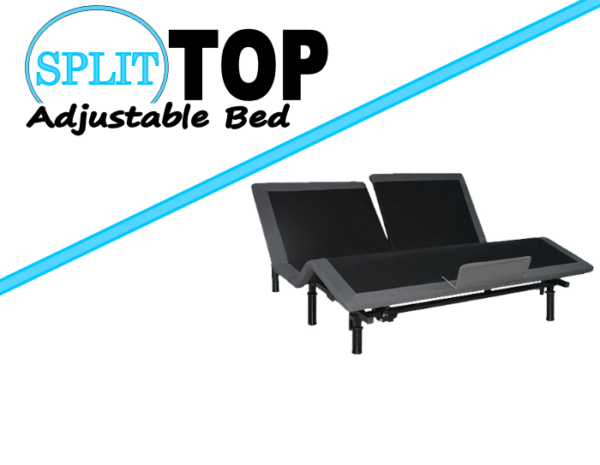 split top queen adjustable bed