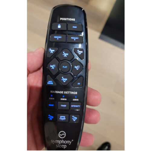 symphony sleep es600 adjustable bed remote