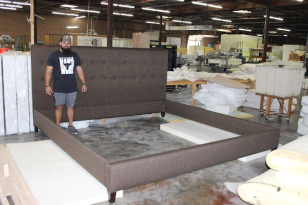 Double king size bed