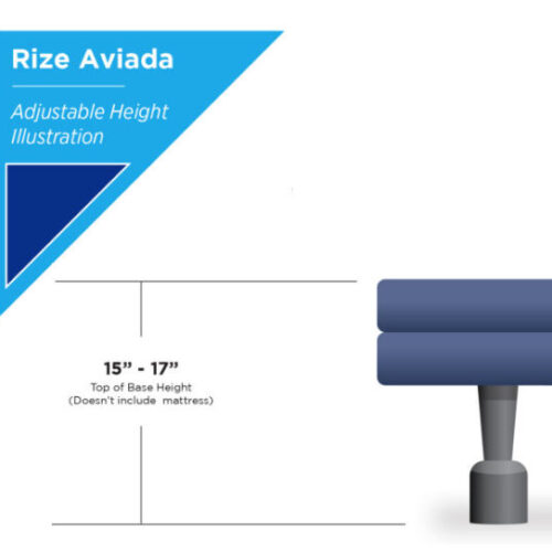 rize aviada adjustable bed height