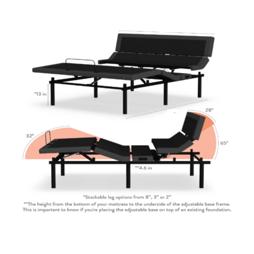 rize contemporary iv adjustable legs height