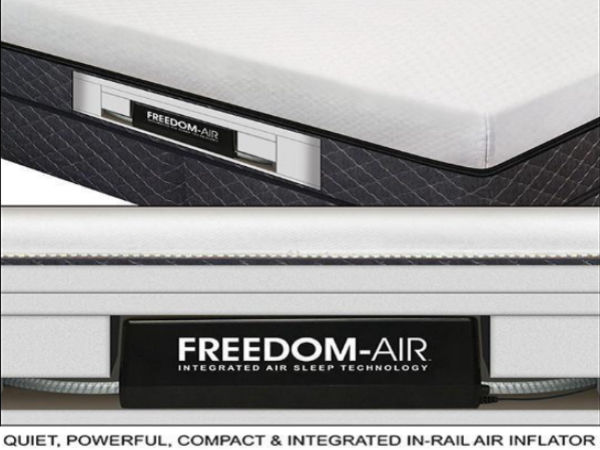 rv air mattress pump inside the mattress