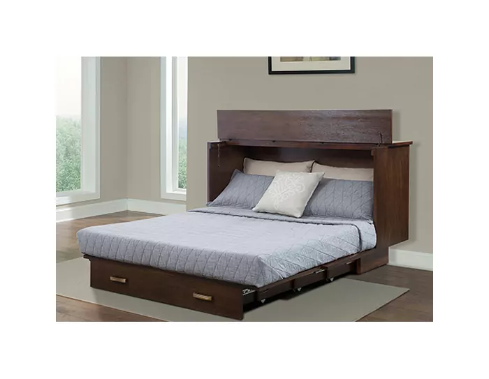 Arason Enterprises Creden ZzZ Cabinet Bed Traditional Pekoe