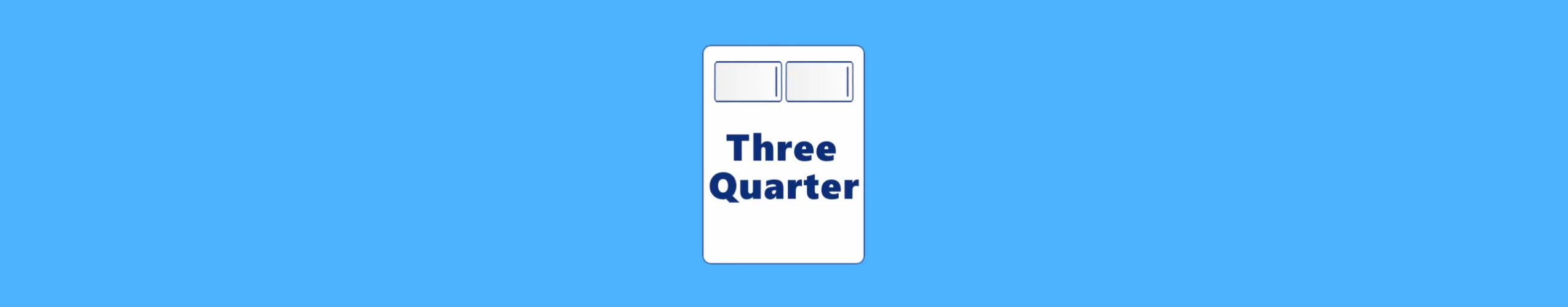 three quarter mattress size