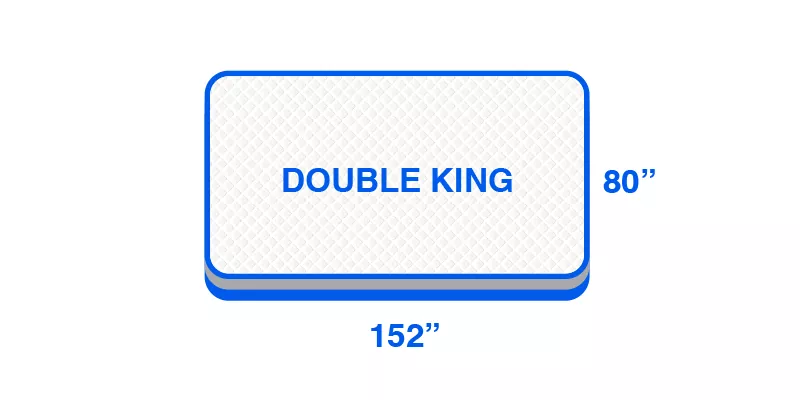 double king bed size