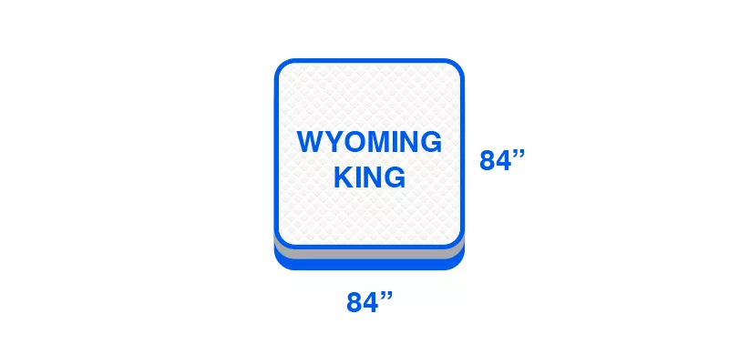 wyoming king bed size