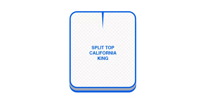 split top california king air mattress size