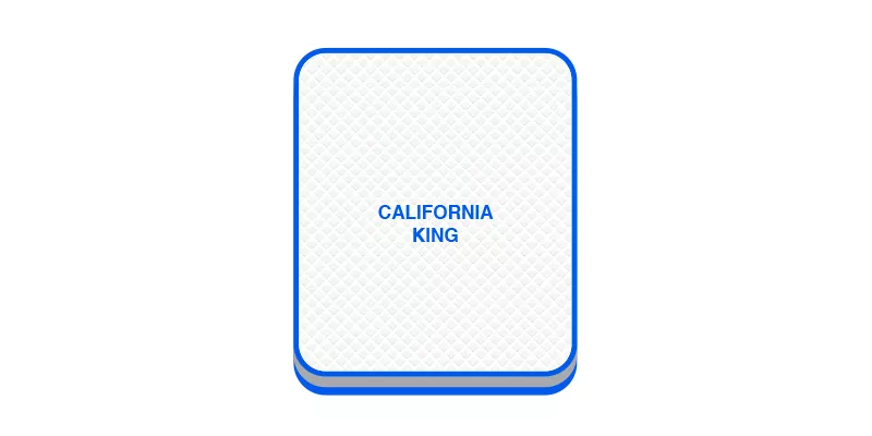 california king air mattress size