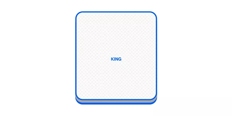 king air mattress size