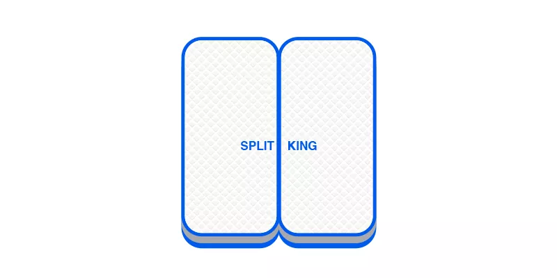 split king air mattress size