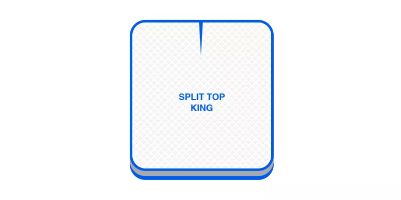 split top king air mattress size