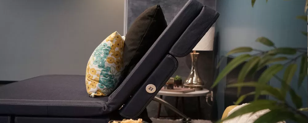 rize aviada twin adjustable bed in showroom