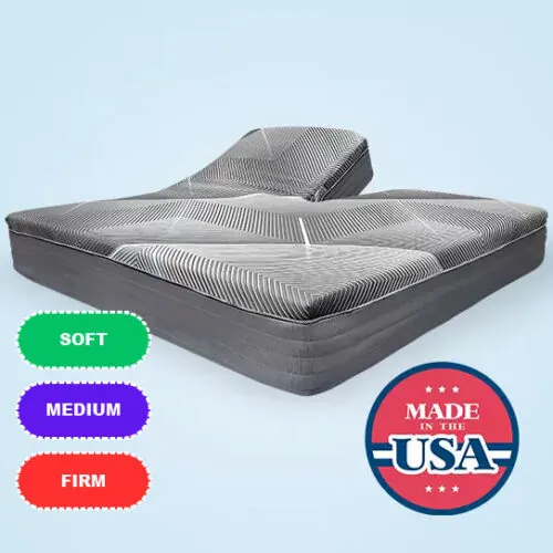 kingship comfort split top hybrid mattress
