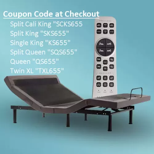 malouf S655 adjustable bed